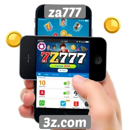 site za777 apresenta aplicativo para dispositivos móveis